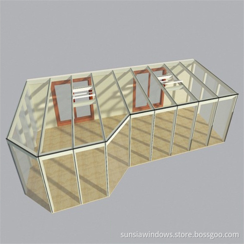 Aluminum Lowes Garden Glass Sunroom